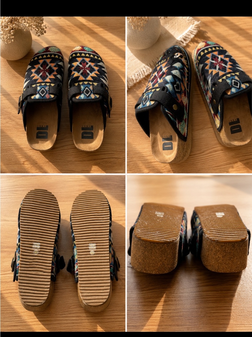 Dirty Laundry Southwestern Cork Mule Clogs Size 8 NWOT - Picture 2 of 3